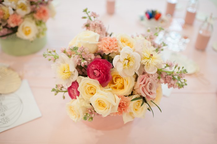 Bright Bouquet Garden Rose, Peony, Stock and Ranunculus